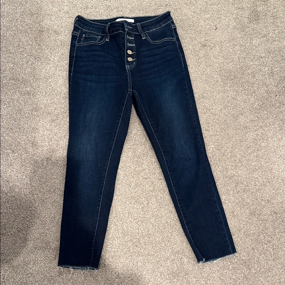 KanCan Midnight Blue Ankle Jeans